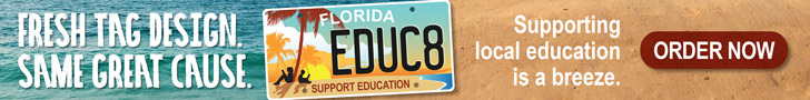 Florida Support Education License Plate