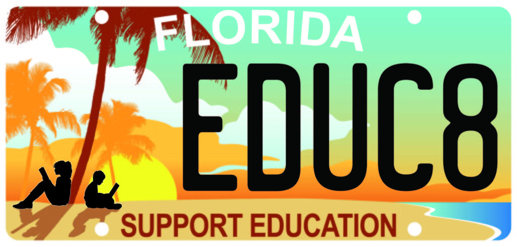 Florida Support Education License Plate
