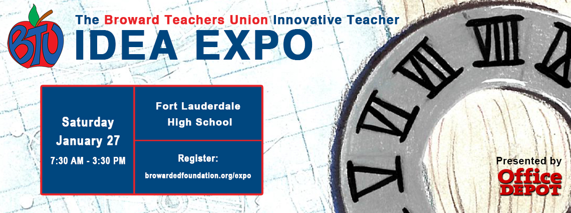 Broward Education Foundation Innovative Teacher Idea Expo Web Banner